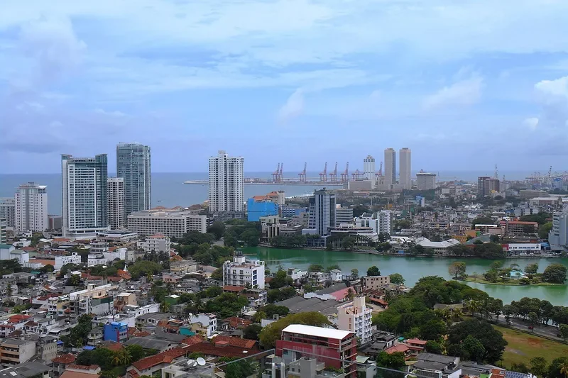 Colombo city skyline, Sri Lanka