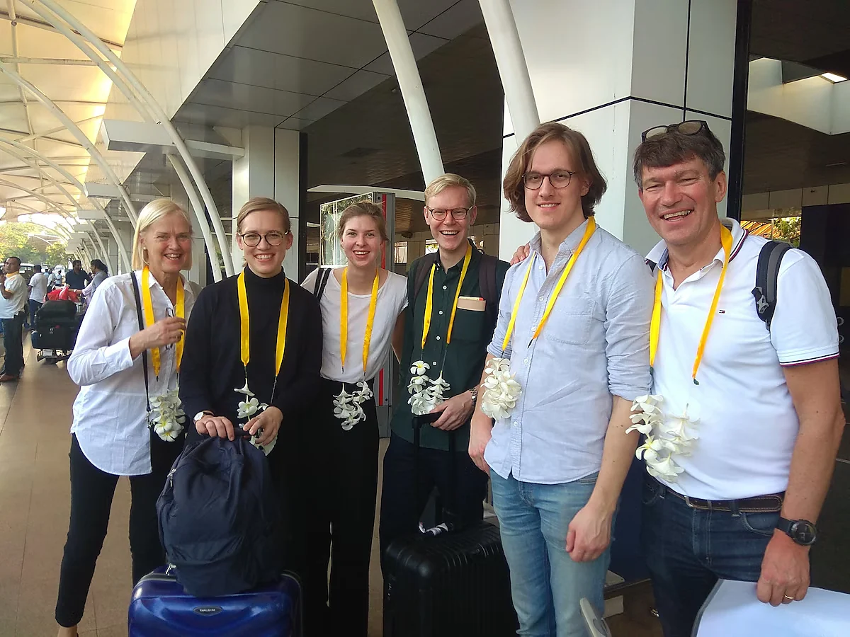 European tour group at Diva Villa