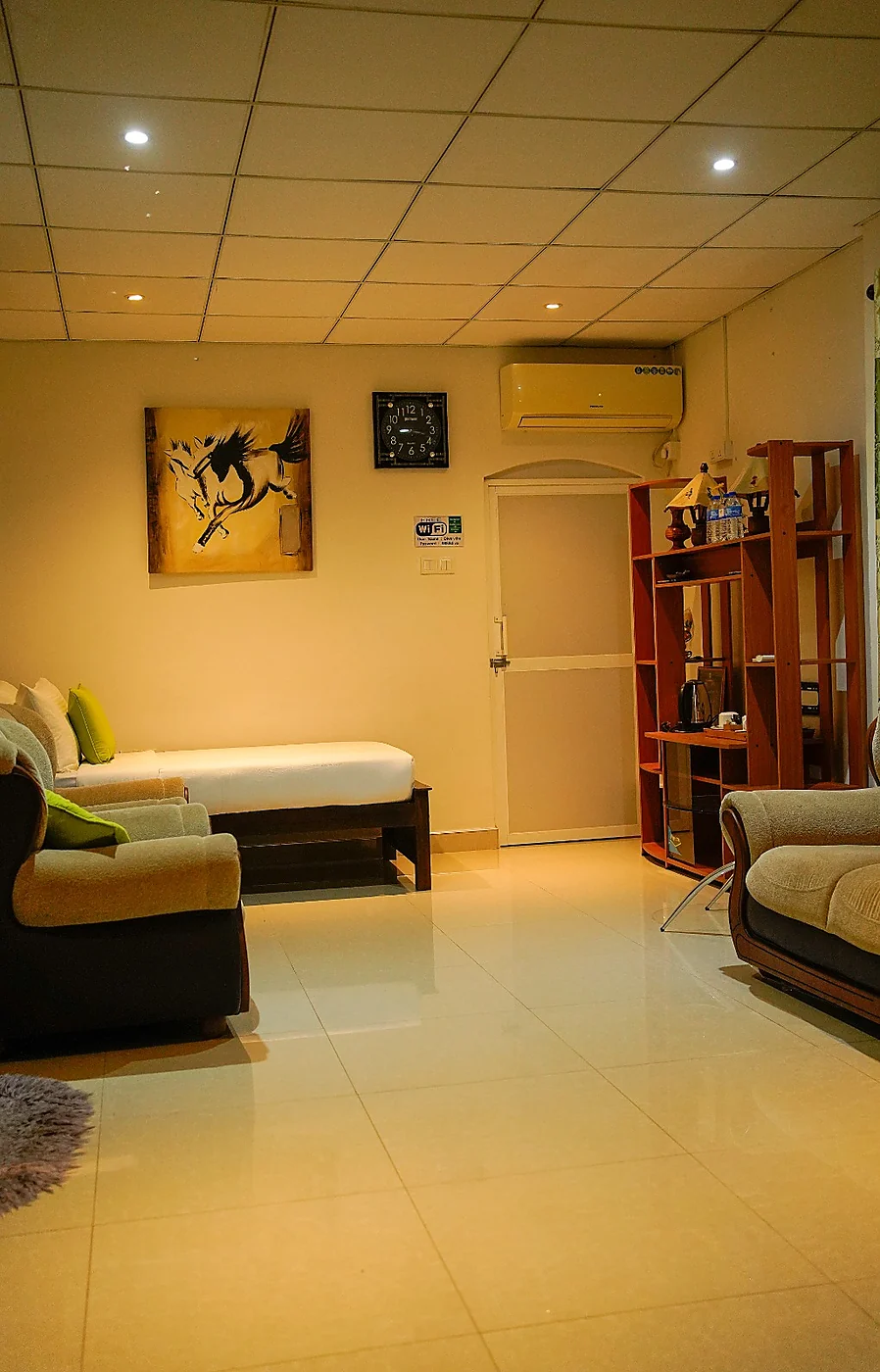 Family room wide view — Diva Villa
